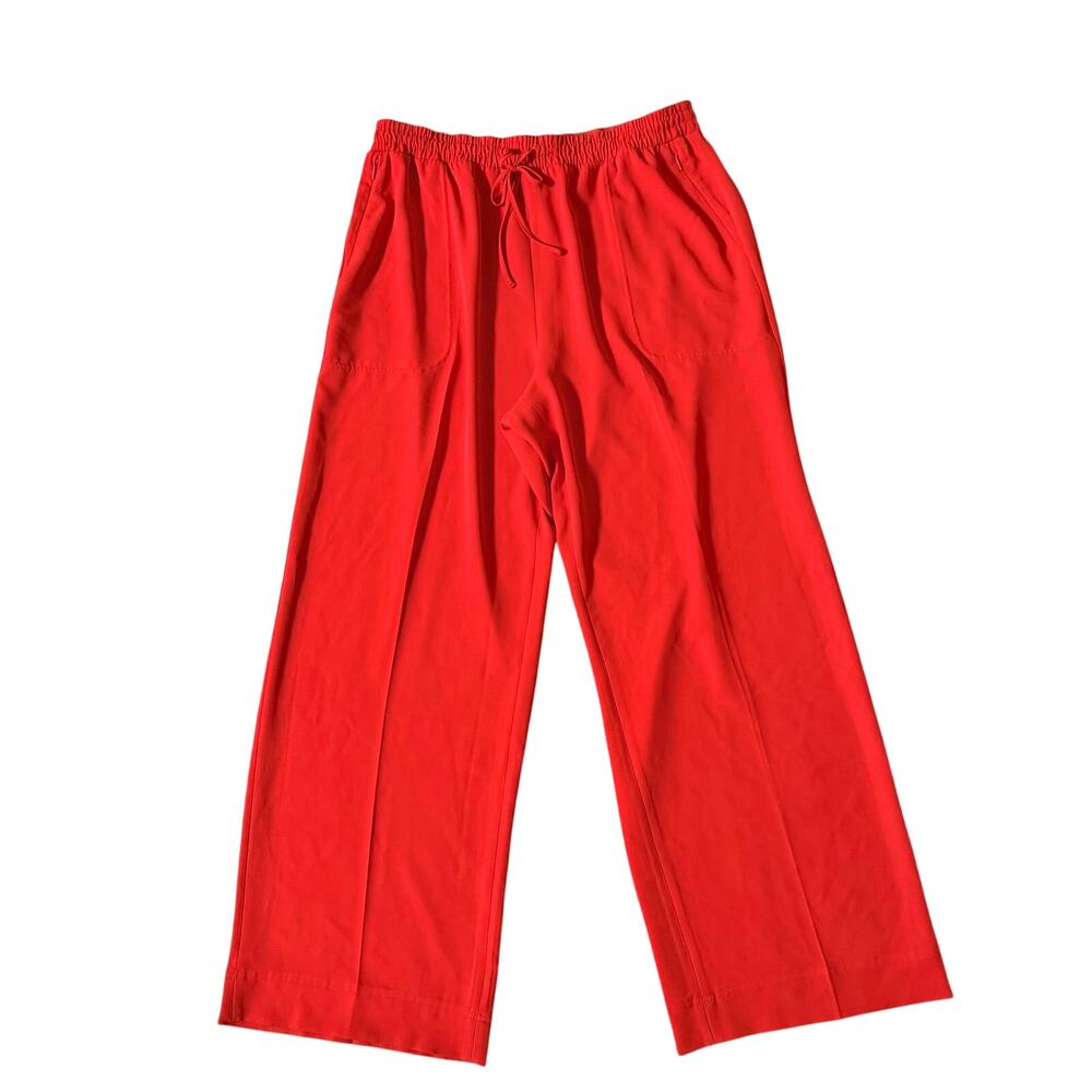 SPANX AirEssentials Wide Leg Pants Dressy Lounge Drawstring Trouser 1X Tall 1T